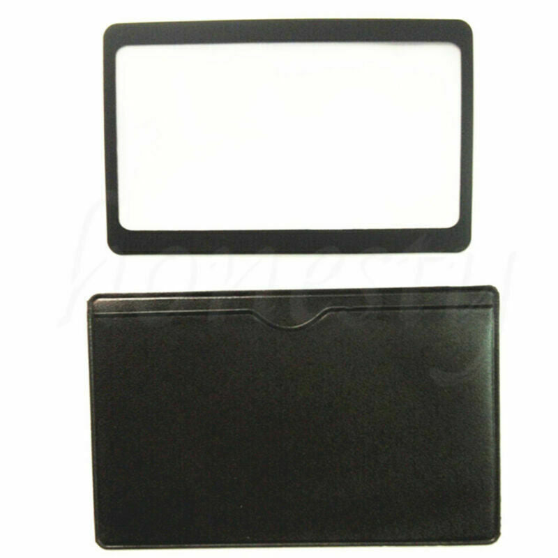 1pcs Credit Card Size 3*Magnifier Reading Magnifying Glass Pocket Magnifier