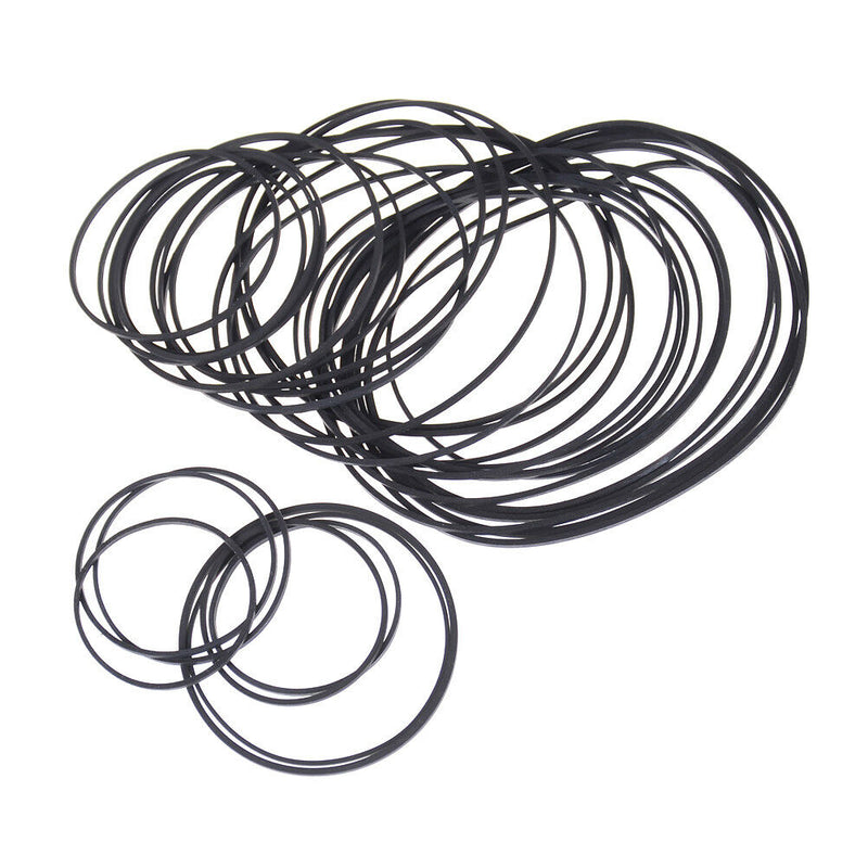 40pcs Small Fine Pulley Pully Belt Engine Drive Belts For DIY Toys Module Car JR