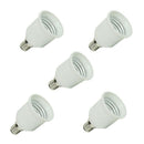 New 5pcs Set E12 to E27 Adapter Converts Chandelier LED Bulb Lamp Light Socket