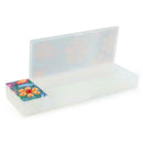 DIY Flower Special Shaped Diamond Painting 2 Grids Pencil Case Storage Box