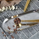 2 Pieces Stainless Steel Towel Tray Storage Tray Fruit Trays Cosmetics Jewe J9O3