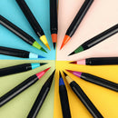 10 Pcs Soft Brush Pen Set Watercolor Painting Art Markers Pen for Drawing C