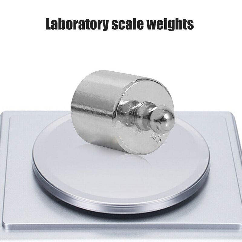 17pcs Chrome Plating Calibration Gram Scale Weights Set for Digital Scale