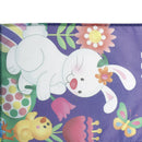 Morigins happy easter bunny colorful eggs double-sided spring garden flag de OZ