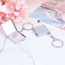 Personalised Folding Mirror Key Ring Keychain Mini Compact Pocket Cosmetic  3C