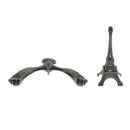 Creative Iron Tower Balance Eagle Statue Gift DIY Craft gray bronze 12cm