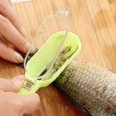 Practical Fish Scale Scraper Kitchen Supplies Cooking Tools Fishing PeelerSA3C