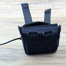 Nylon Holster Holder Case Bag for Bike Head Light 4x 18650 Battery Pack