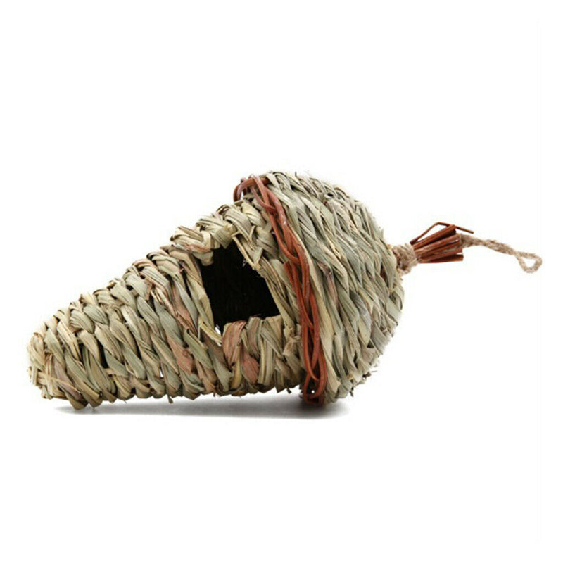 Birds Cages Garden Ornament Artificial Bird Nest Straw Bird Nest Woven Bird