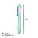 Cute Avocado 0.7mm Gel Ink Pen 8 in 1 Colored Ballpoint Office Pens New Sup X5Y2