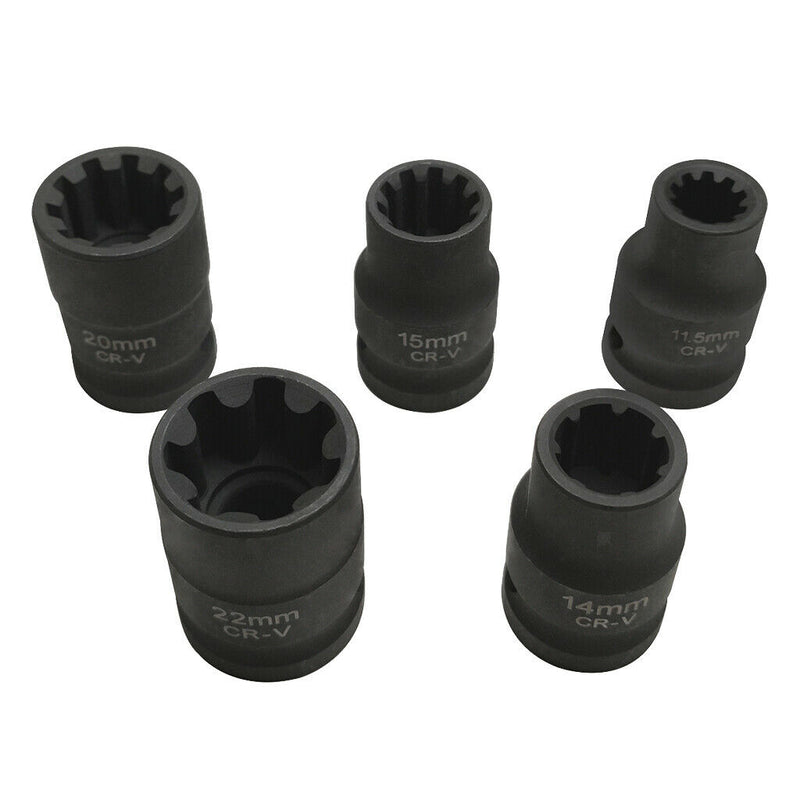 5pcs Steel Brake Caliper Socket Set Fit for  VW