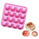 Fun Pig Chocolate Cake Mold Cookie Mould DIY Tool F. Kitchen Silicone Non Stick