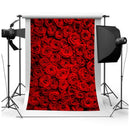 3x5ft Red Rose Studio Photography Photo Backdrop Background Wedding Party D