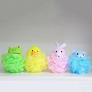 4-Pack Soft Baby Bath Gloves Cute Cartoon Animal Duck/Dog/Rabbit/ Shape Bod C6Y1