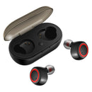 Wireless Bluetooth Earphones Headphones Earbuds Built-in Mic w/ Charging Case