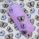 2PCS New Attractive Butterfly Nail Art Stickers Decals Nail Tips Decor Manicure