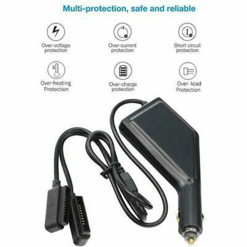 2 In 1 USB Car Charger Remote Control Battery Charging Device for DJI Mavic Pro