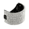 2 Pieces Blingbling Rhinestone Hair Grip Clip Crystal Cuff