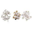 20 Set Marine Canvas Stainless Steel Snap Fasteners Sockets Screw Kits 15mm