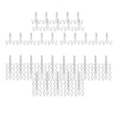 80xClear Plastic Easels Or Decorative Stand/Plate  Display Pictures 3"
