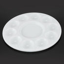 White 11-well Round Paint Palettes Artist Pallette