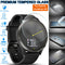 For Garmin Vivomove HR Smart Watch Tempered Watch Glass Screen Protector Deluxe
