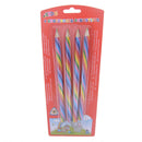 4pcs cute simple creative rainbow  wooden pencil for kid painting learning award