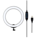 10" Selfie Ring Light for Live Stream/Makeup, Mini Led Camera Ringlight for