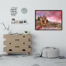 5D Full Round Drill Diamond Painting DIY Fantasy Castle Rhinestone Picture