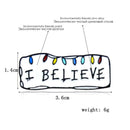 Creative Letters Pin Brooch Cute Badges Backpack Jacket Unisex Jewelry Gift