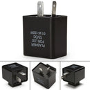 12V 2 Pin Speed Adjustable LED Flasher Relay Motorcycle Turn Signal_Indicator*