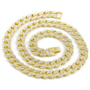 Sparkling Rhinestone Men's Hip Hop Necklace Jewelry Street Dance Rap Men's