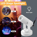 LED Stage Spotlight Beam Lamp Disco Bar KTV Club Party Spot Light (Yellow) A