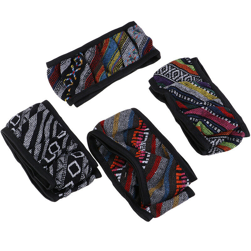 1x Pretty Ethnic Auto Car Steering Wheel Cover Breathable Flax Universal Mw