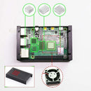 Aluminum Alloy Shell Case Cooling Fan Heatsinks Kit for Raspberry Pi 4B