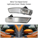 1 Pair Of Mirror Turn Signal Corner Light Lamp Cover Shade Screen For Ford