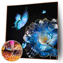 5D Diamond Painting Flower Butterfly Full Round Rhinestone Picture Decor