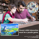 1000pcs DIY Mountain Islands Puzzle Educational Learning Assembling Toys