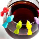 6PCS Silicone Bird Tits Wine Glass Mark Wine Glass Recognizer Cup DistinguishTO