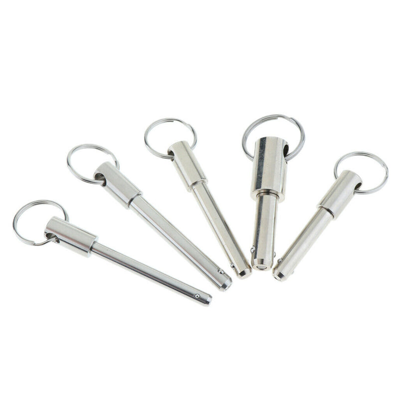 Zinc Plated Steel Quick Release Pin Ring Handle Ball Locking Pin 8mm-50mm