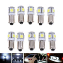 10Pcs T11 BA9S 5050 5 SMD 6000K White LED Car Interior Dome Map Light  OZ