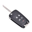 5 Button Flip Folding Key Shell Remote Case Fob For CHEVROLET Camaro Volt  ^
