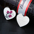 38mm Love Heart Rose Commemorative Coin I Love You Valentines Day Currency