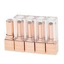 Lots 5Pcs 12ml Lip Balm Tubes Empty DIY Beauty Lipstick Containers Tube Rose