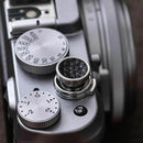 Black Soft Real Leather 12mm Release Shutter Button XT10 D8G2 For Fuji x30 H1T5