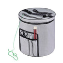 Yarn Storage Bag Organizer With Divider For Crocheting & Knitting Organizat