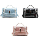 New Ladies Fashion Messenger Bag Transparent Bag Female Trend Jelly Bag Lad