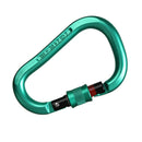 24KN Aluminum Screwgate Carabiner Screw Lock Caribeaner D-ring Clip Hook