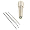 Copper Handle with 3 Needle Kit Leather Craft Sewing Awl Hand Stitcher Tools