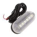 2x 12V White Light Stainless Steel Underwater Boat Marine 6 LED Light